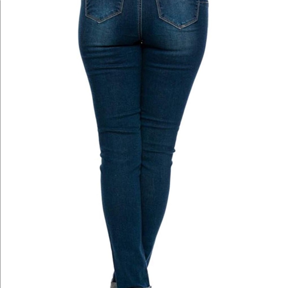 🆕 Slim Fit Distressed Stretch Skinny Jeans - Picture 5 of 5